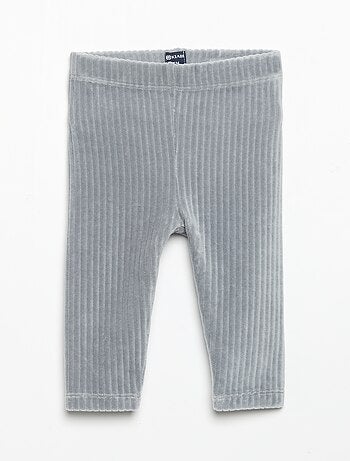 Pack de 2 leggings de veludo canelado
