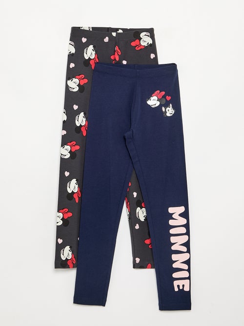 Pack de 2 leggings 'Disney' em jersey - Kiabi