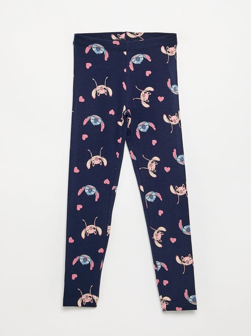 Pack de 2 leggings 'Disney' em jersey - Kiabi Pack de 2 leggings 'Disney' em jersey - Kiabi