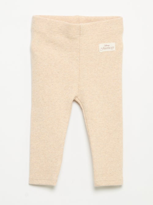 Pack de 2 leggings 'Disney' em malha canelada - Kiabi Pack de 2 leggings 'Disney' em malha canelada - Kiabi