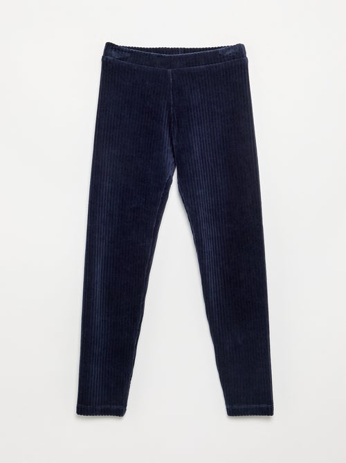 Pack de 2 leggings em veludo cotelê - Kiabi
