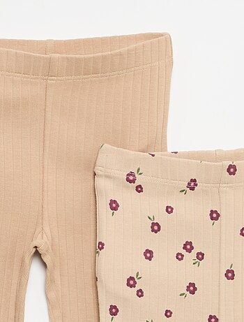 Pack de 2 leggings flare
