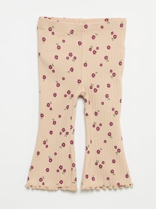 Pack de 2 leggings flare - Kiabi Pack de 2 leggings flare - Kiabi