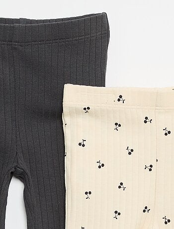 Pack de 2 leggings flare