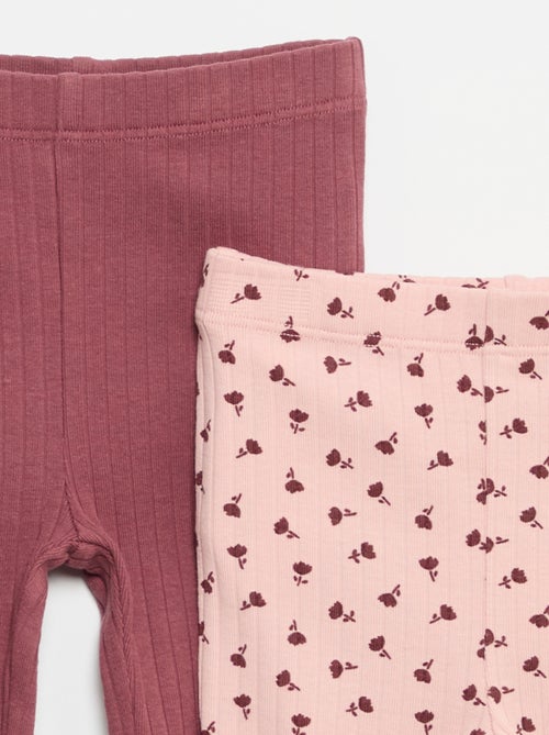 Pack de 2 leggings flare - Kiabi Pack de 2 leggings flare - Kiabi
