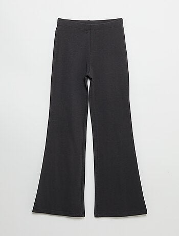 Pack de 2 leggings lisos de corte flare