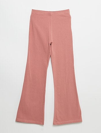 Pack de 2 leggings lisos de corte flare