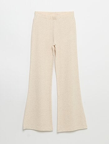 Pack de 2 leggings lisos de corte flare