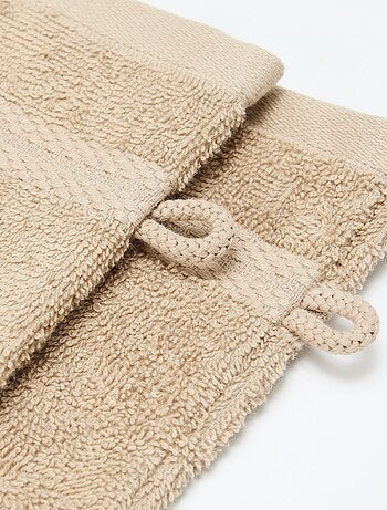 Pack de 2 luvas de banho - Kiabi Home