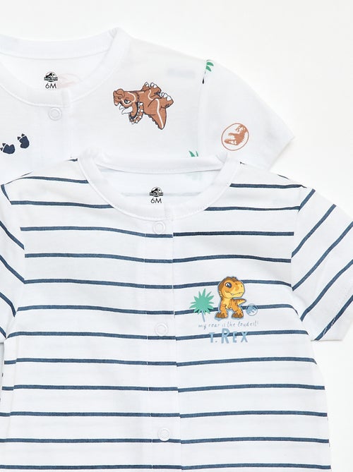 Pack de 2 macacões de bebé 'Jurassic World' - Kiabi