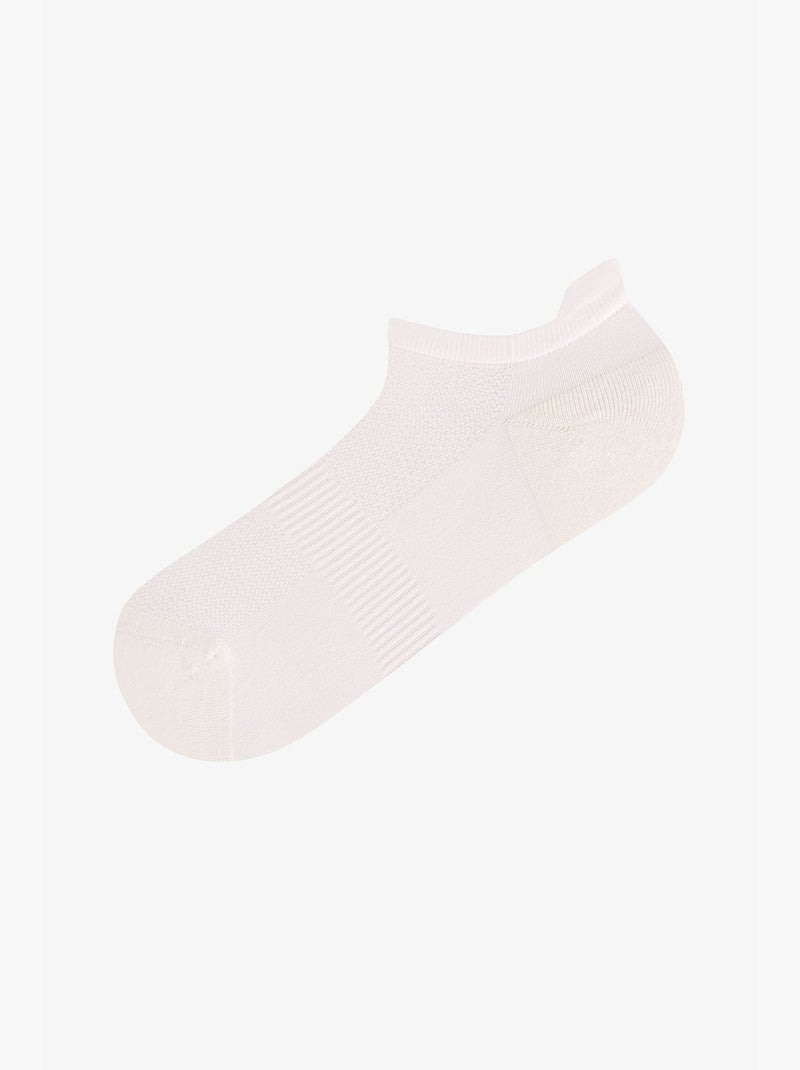 Pack de 2 meias curtas sport back de algodão penti Branco - Kiabi