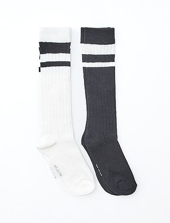 Pack de 2 meias de algodão