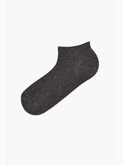 Pack de 2 meias de tornozelo comfort penti - Kiabi Pack de 2 meias de tornozelo comfort penti - Kiabi