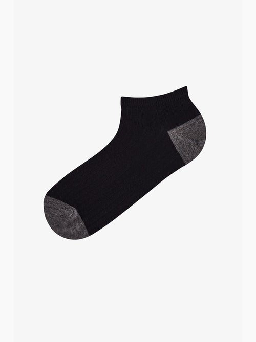 Pack de 2 meias de tornozelo comfort penti - Kiabi Pack de 2 meias de tornozelo comfort penti - Kiabi