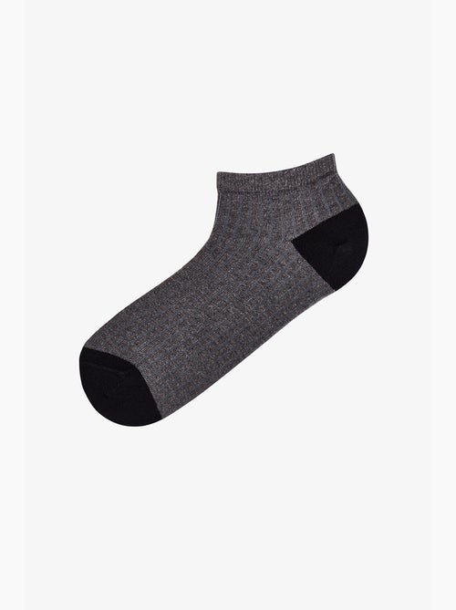 Pack de 2 meias de tornozelo comfort penti - Kiabi Pack de 2 meias de tornozelo comfort penti - Kiabi