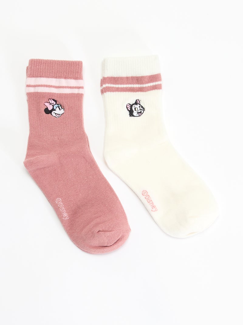 Pack de 2 meias 'Disney' Branco - Kiabi