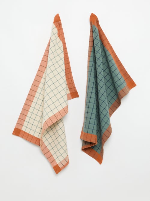 Pack de 2 panos de cozinha - KIABI Home - Kiabi Pack de 2 panos de cozinha - KIABI Home - Kiabi