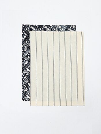 Pack de 2 panos de cozinha 50 x 70 cm - Kiabi Home