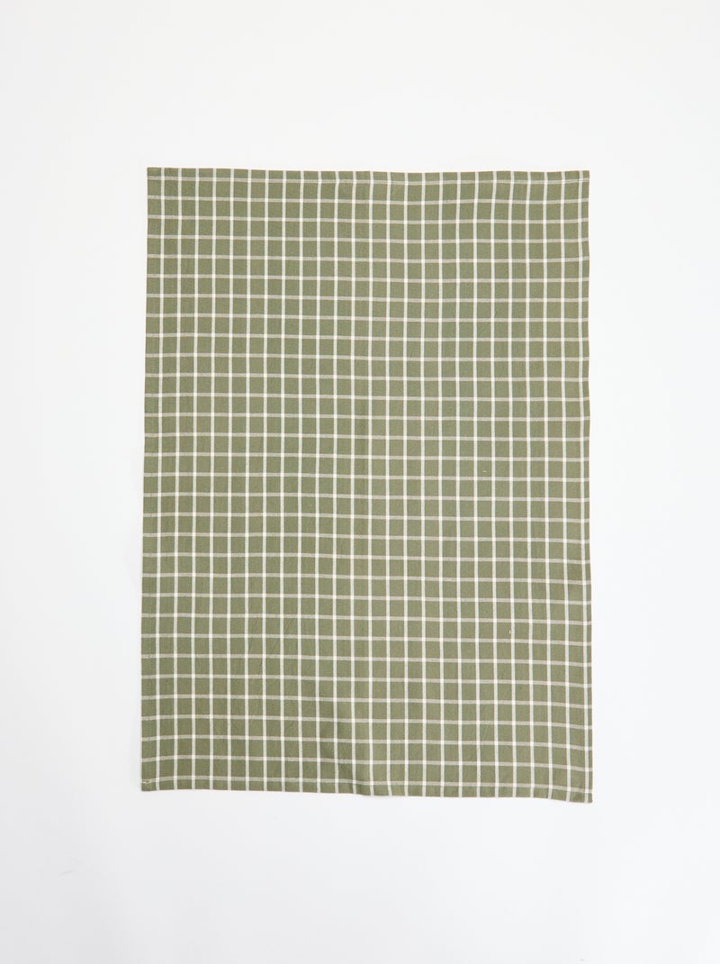 Pack de 2 panos de cozinha Verde - Kiabi
