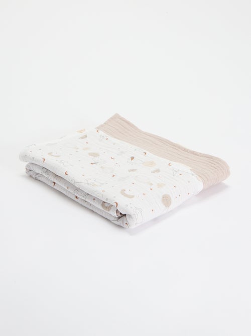 Pack de 2 panos 'Petit Béguin' - Kiabi Pack de 2 panos 'Petit Béguin' - Kiabi