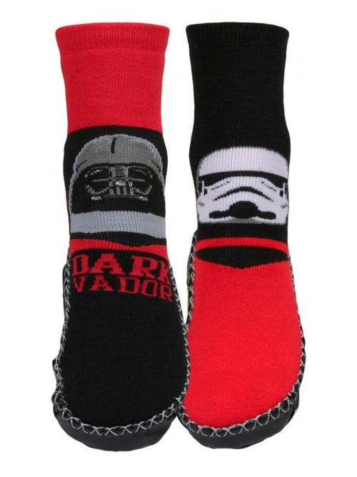 Pack de 2 pantufas tipo meia star wars - Kiabi