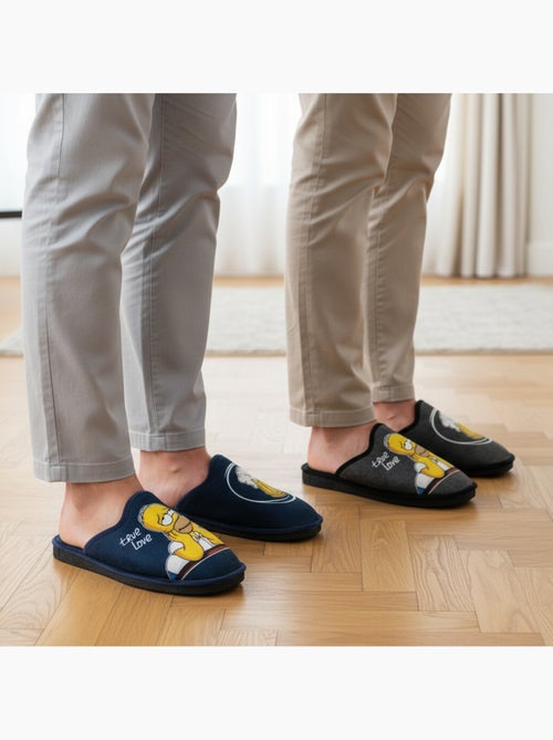 Pack de 2 pares chinelos mules homem fantasia motivo desenho animado ozabi - Kiabi Pack de 2 pares chinelos mules homem fantasia motivo desenho animado ozabi - Kiabi