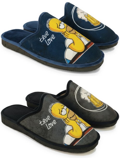Pack de 2 pares chinelos mules homem fantasia motivo desenho animado ozabi - Kiabi Pack de 2 pares chinelos mules homem fantasia motivo desenho animado ozabi - Kiabi