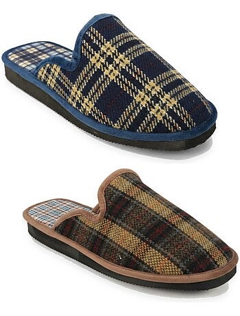 Pack de 2 pares chinelos mules homem ozabi fabricados em espanha
