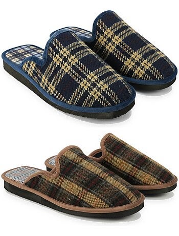 Pack de 2 pares chinelos mules homem ozabi fabricados em espanha