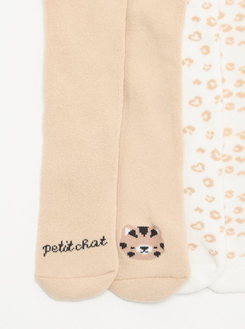 Pack de 2 pares de collants - Kiabi