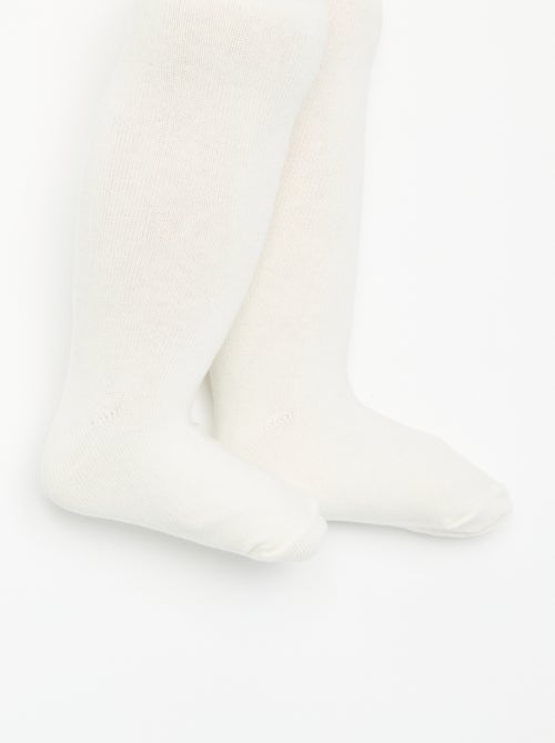 Pack de 2 pares de collants - Kiabi Pack de 2 pares de collants - Kiabi