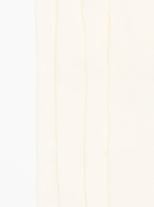 Pack de 2 pares de collants - Kiabi Pack de 2 pares de collants - Kiabi