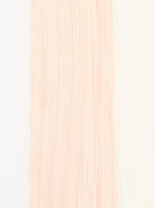 Pack de 2 pares de collants - Kiabi Pack de 2 pares de collants - Kiabi