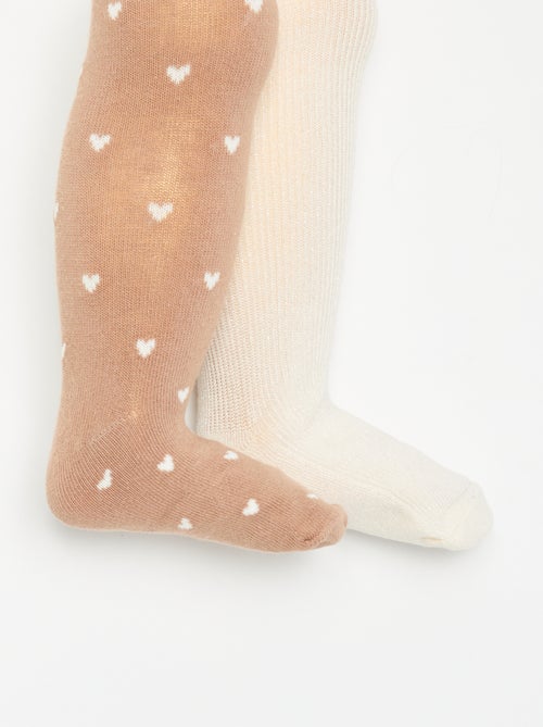 Pack de 2 pares de collants fantasia - Kiabi Pack de 2 pares de collants fantasia - Kiabi