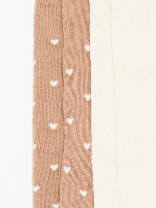 Pack de 2 pares de collants fantasia - Kiabi Pack de 2 pares de collants fantasia - Kiabi