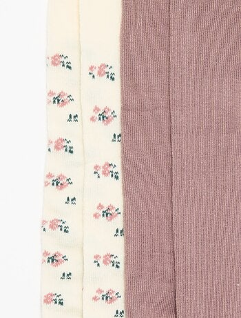 Pack de 2 pares de collants fantasia