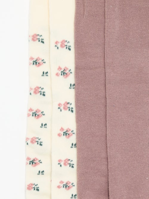 Pack de 2 pares de collants fantasia - Kiabi Pack de 2 pares de collants fantasia - Kiabi