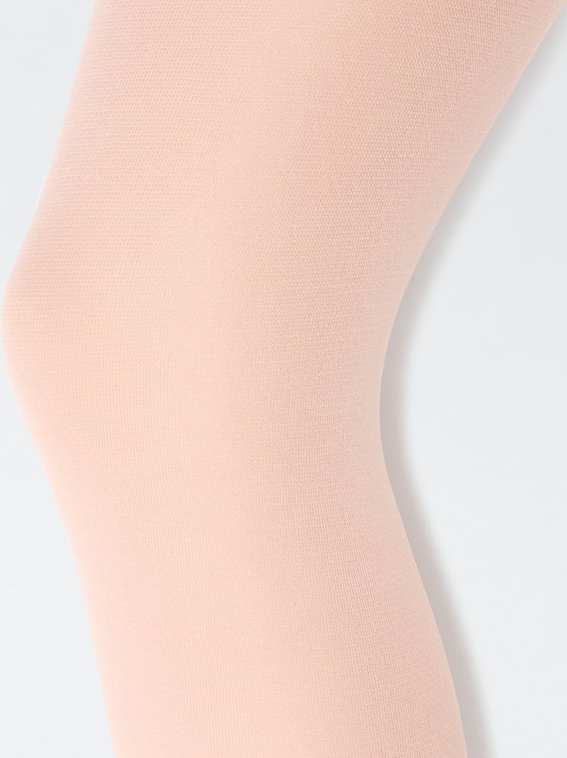 Pack de 2 pares de collants leves Rosa - Kiabi