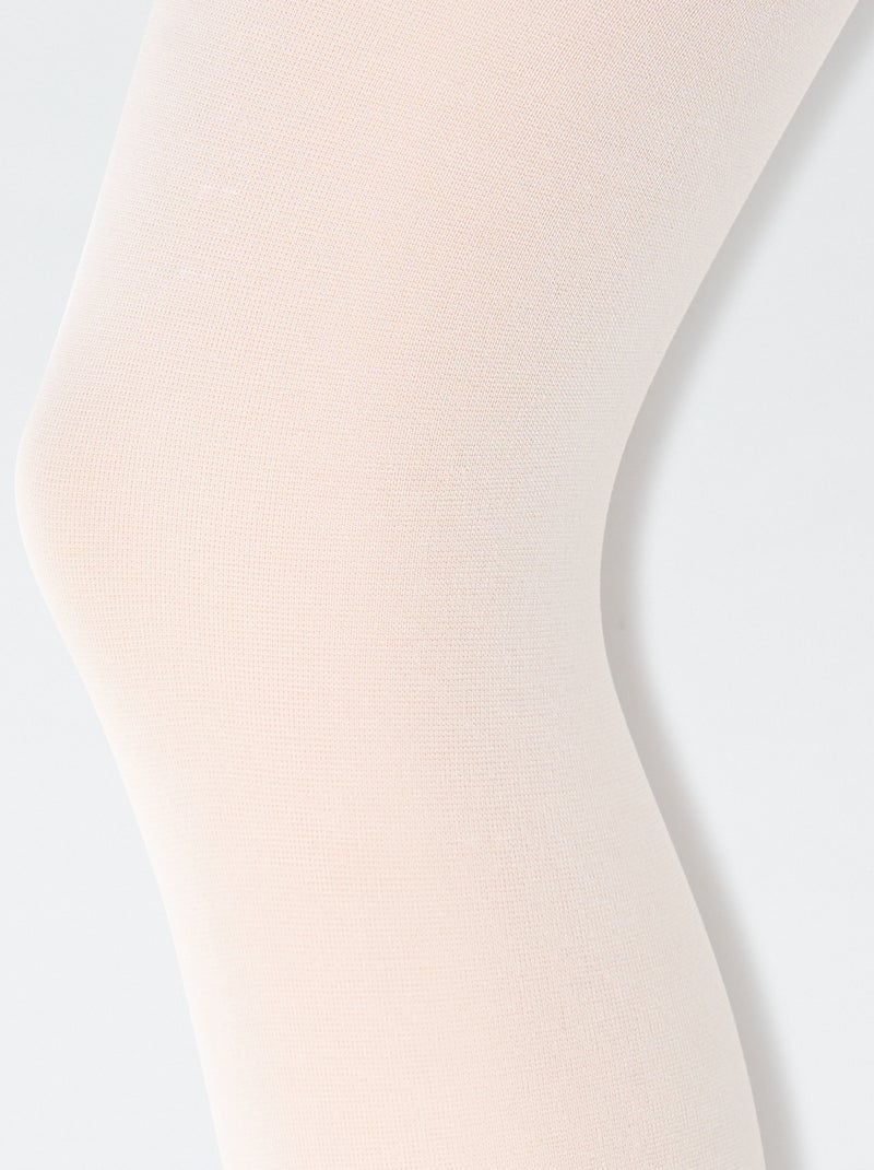 Pack de 2 pares de collants leves Rosa - Kiabi