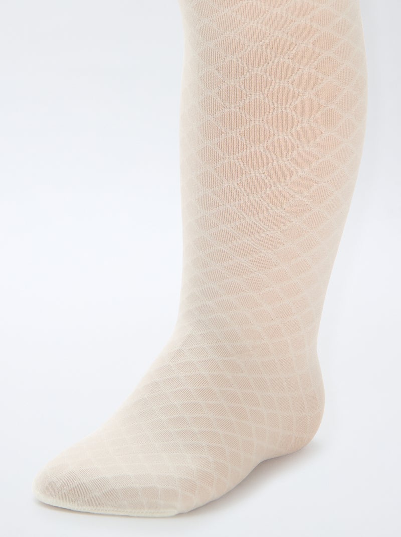 Pack de 2 Pares de Collants Ligeiros com Fantasia AZUL - Kiabi