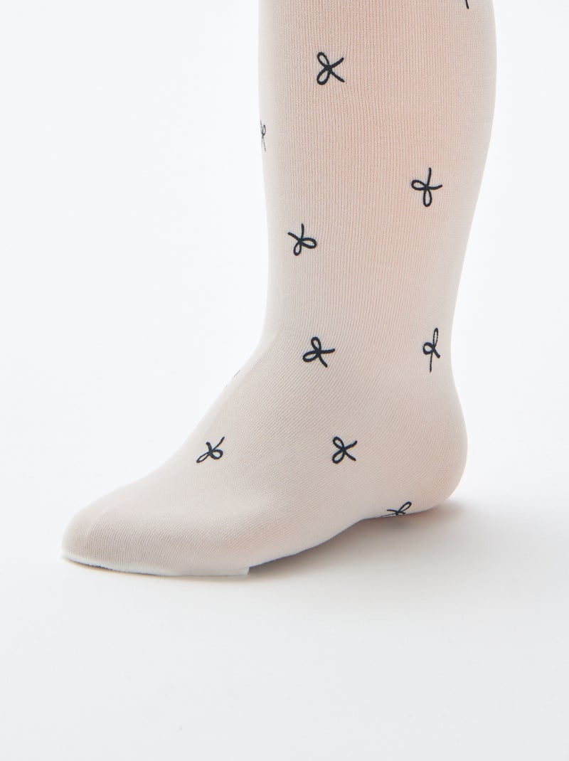 Pack de 2 Pares de Collants Ligeiros Fantasia Azul - Kiabi