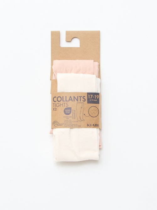 Pack de 2 Pares de Collants Ligeiros Fantasia - Kiabi