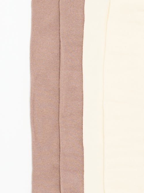 Pack de 2 pares de collants lisos - Kiabi Pack de 2 pares de collants lisos - Kiabi