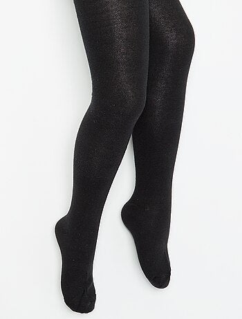 Pack de 2 pares de collants lisos