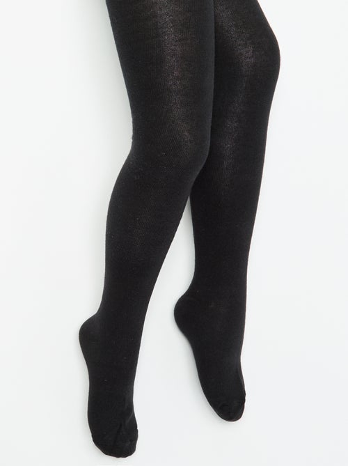 Pack de 2 pares de collants lisos - Kiabi Pack de 2 pares de collants lisos - Kiabi