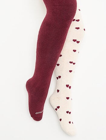 Pack de 2 pares de collants
