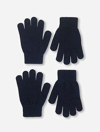 Pack de 2 pares de luvas de malha