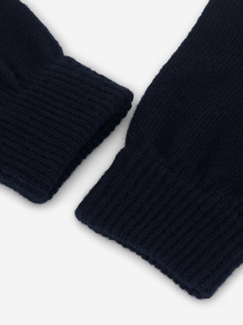 Pack de 2 pares de luvas de malha - Kiabi