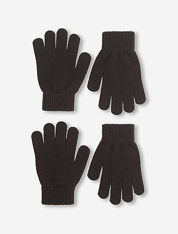 Pack de 2 pares de luvas de malha