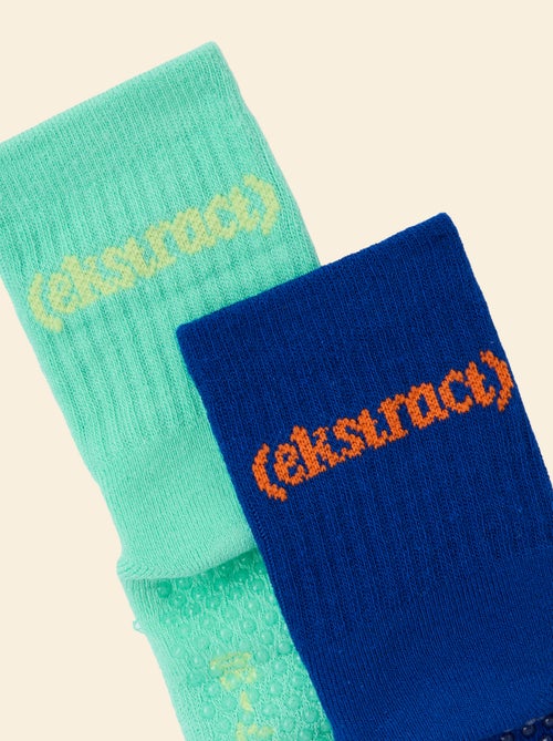 Pack de 2 pares de meias antiderrapantes - (ekstract) - Kiabi